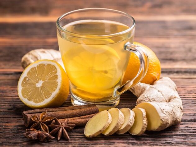 Zázvorový čaj s citronem dokonale posiluje imunitní systém a sílu